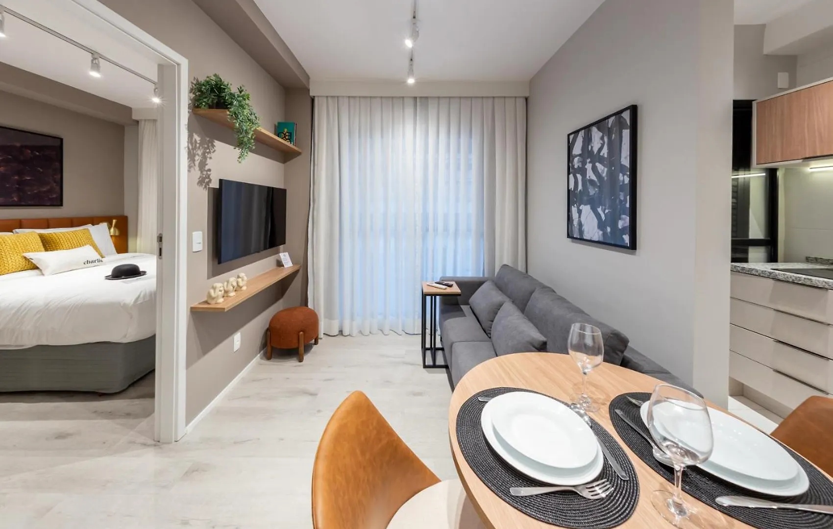 Charlie Contemporaneo Jardins Essential Lägenhet São Paulo